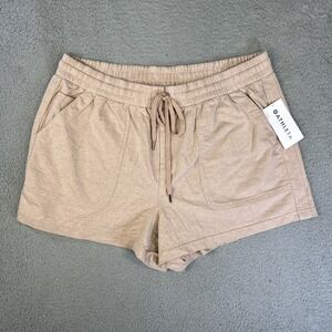 Athleta Shorts Womens 24‎ Moca Farallon Heathered Athletic Athleisure Sweats NEW